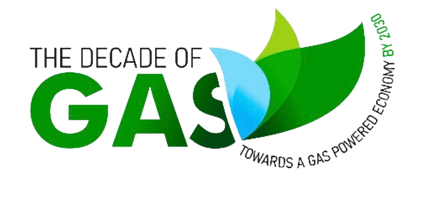 Decade of Gas Logo Background
